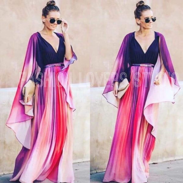 MAXVES0055 MAXI DRESS FASHION LOVERS STUDIO ATRAS Fashion Lovers Studio