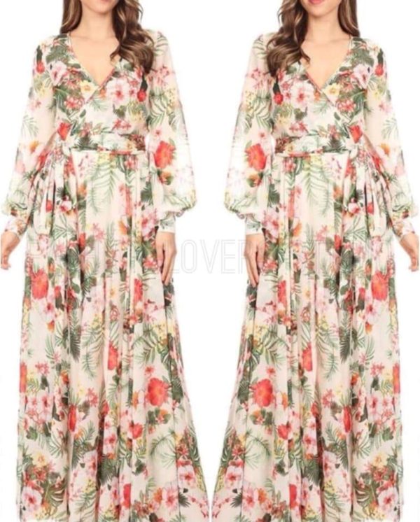 MAXVES0056 MAXI DRESS FASHION LOVERS STUDIO ATRAS Fashion Lovers Studio